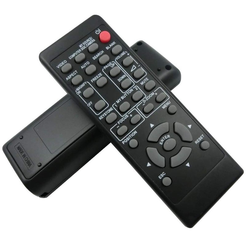 BOMAZ Replacement Remote Control for Hitachi Projectors CP-X206 CP-X250 CP-X253 CP-X255 CP-EX250 CP-EX250N CP-WX3014WN CP-X2530WN CP-BX301WN CP-CW251WN CP-X2011N CP-X2510 CP-X2515WN CP-AW2519N CP-X2541WN - Image 2
